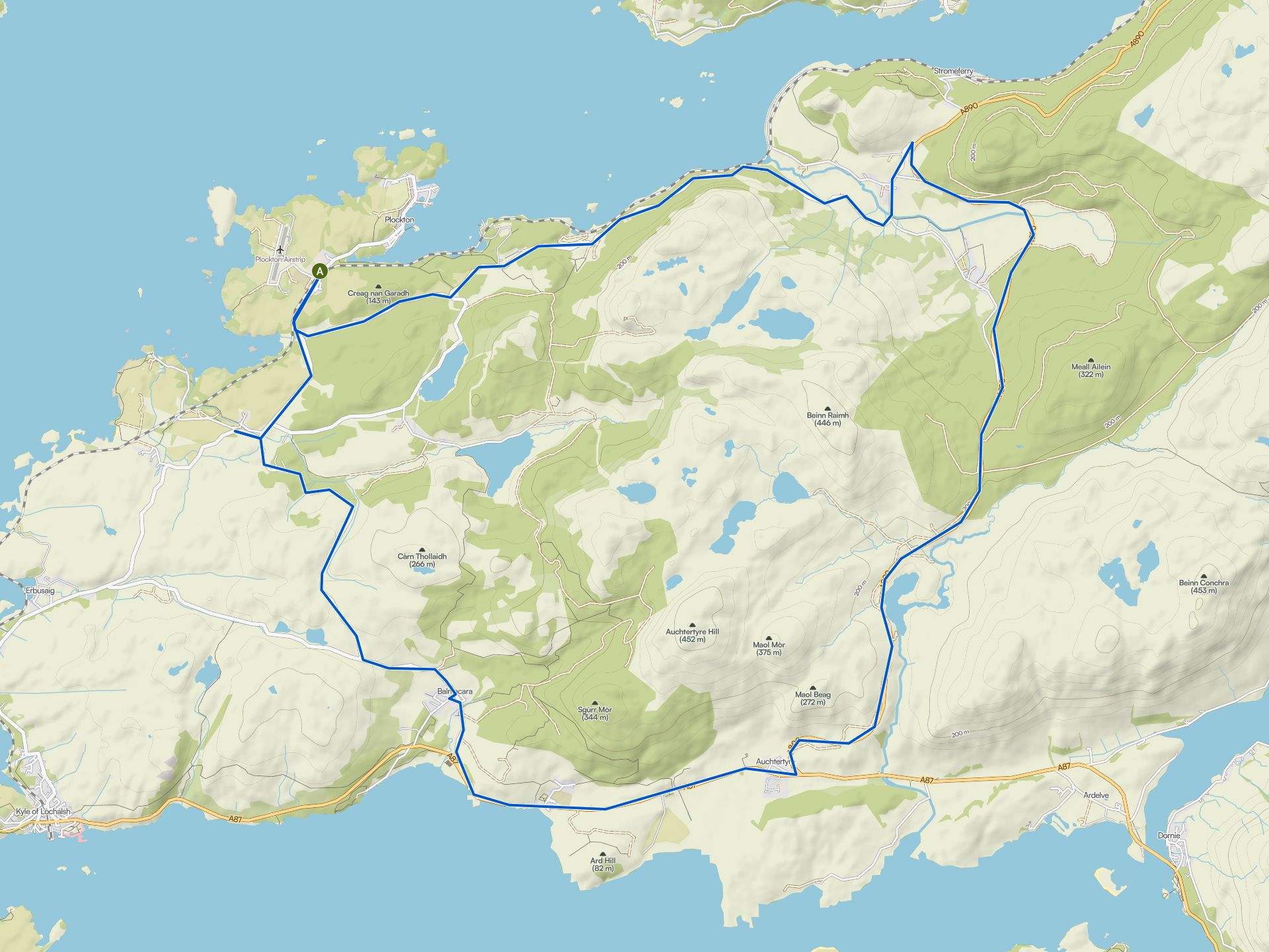 The best road cycling routes around Plockton | Komoot
